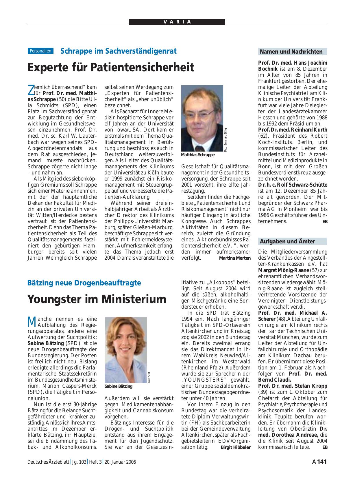 Vorschauseite 1: Aufgaben und Ämter