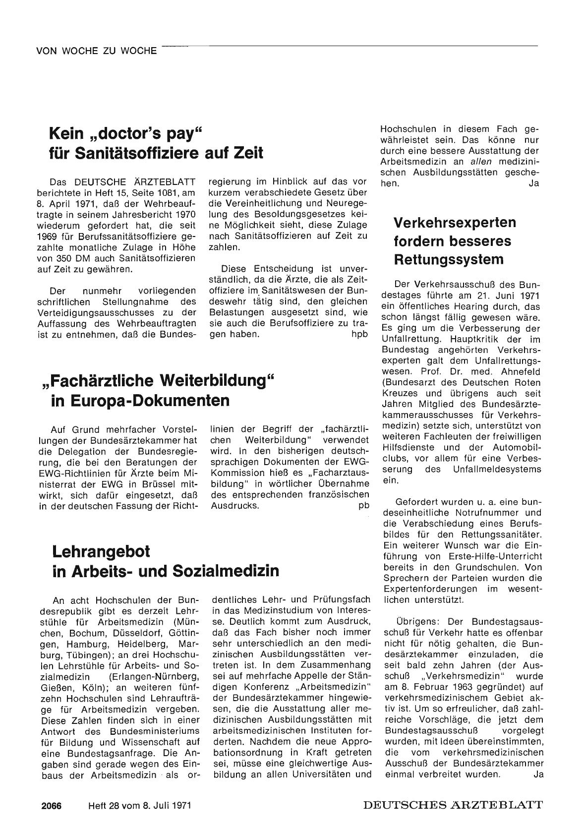 Vorschauseite 1: Lehrangebot in Arbeitsund Sozialmedizin