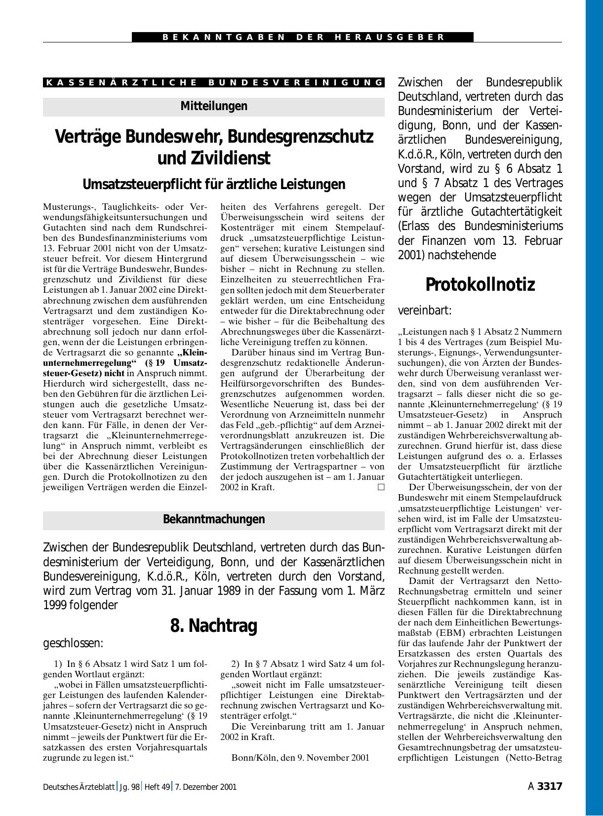 Vorschauseite 1: Protokollnotiz