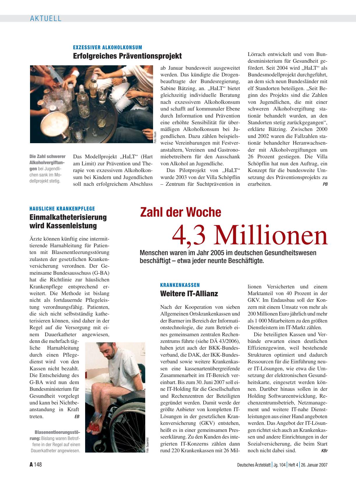 Vorschauseite 1: Krankenkassen: Weitere IT-Allianz