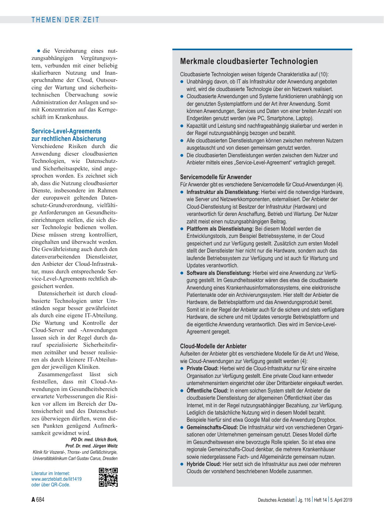 Vorschauseite 4: Cloud Computing im Gesundheitswesen: Mehr Chancen als Risiken