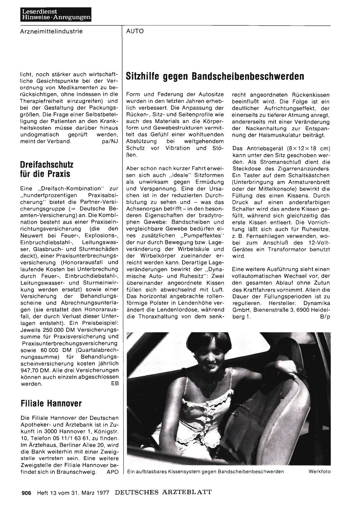 Vorschauseite 1: Filiale Hannover
