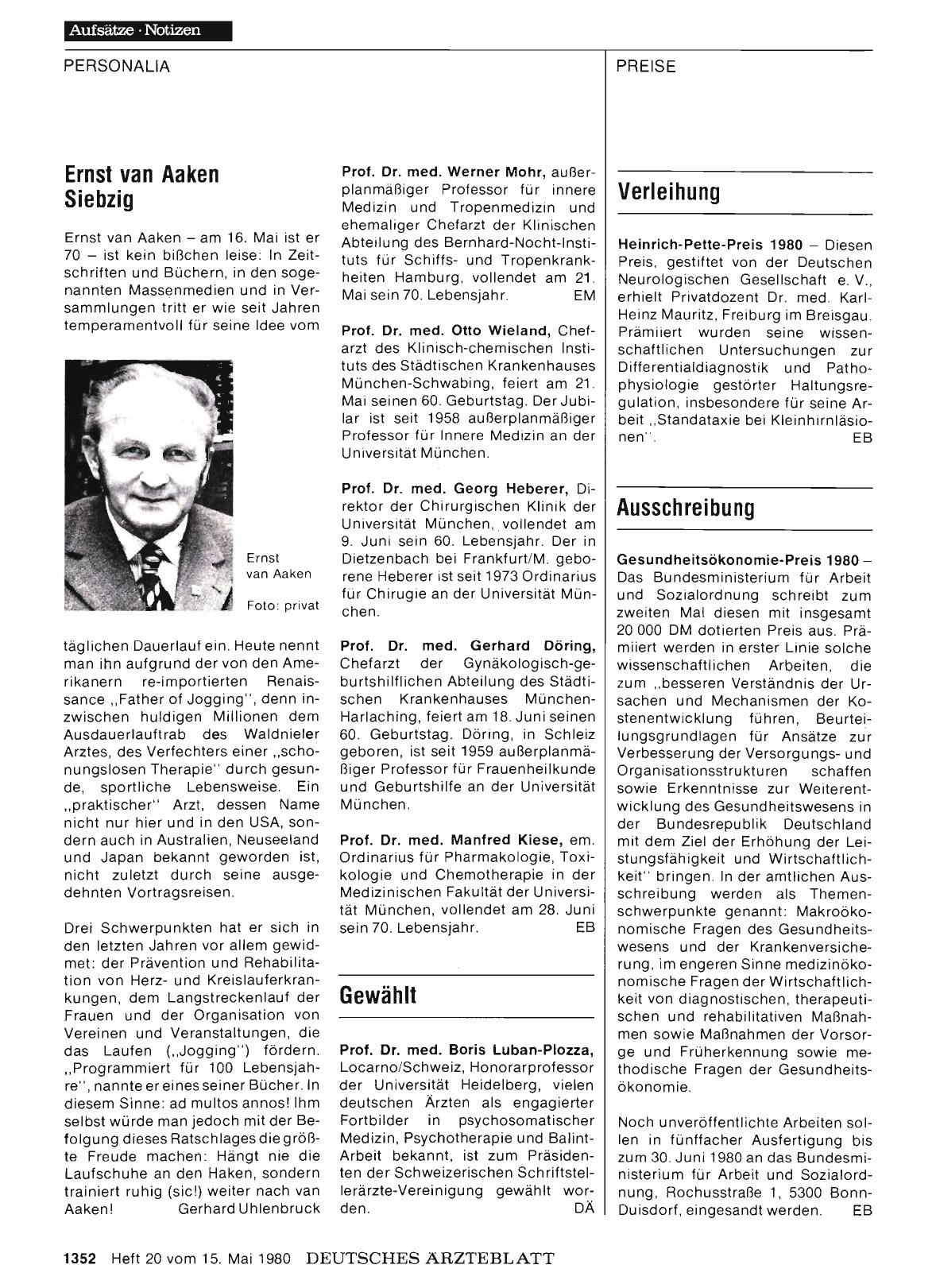 Vorschauseite 1: Ausschreibung
