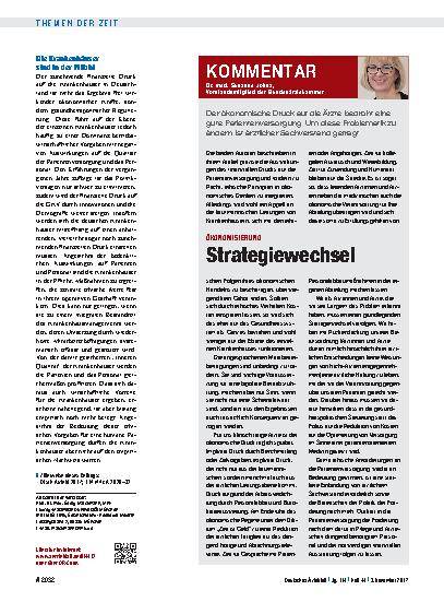 Vorschauseite 1: Ökonomisierung: Strategiewechsel