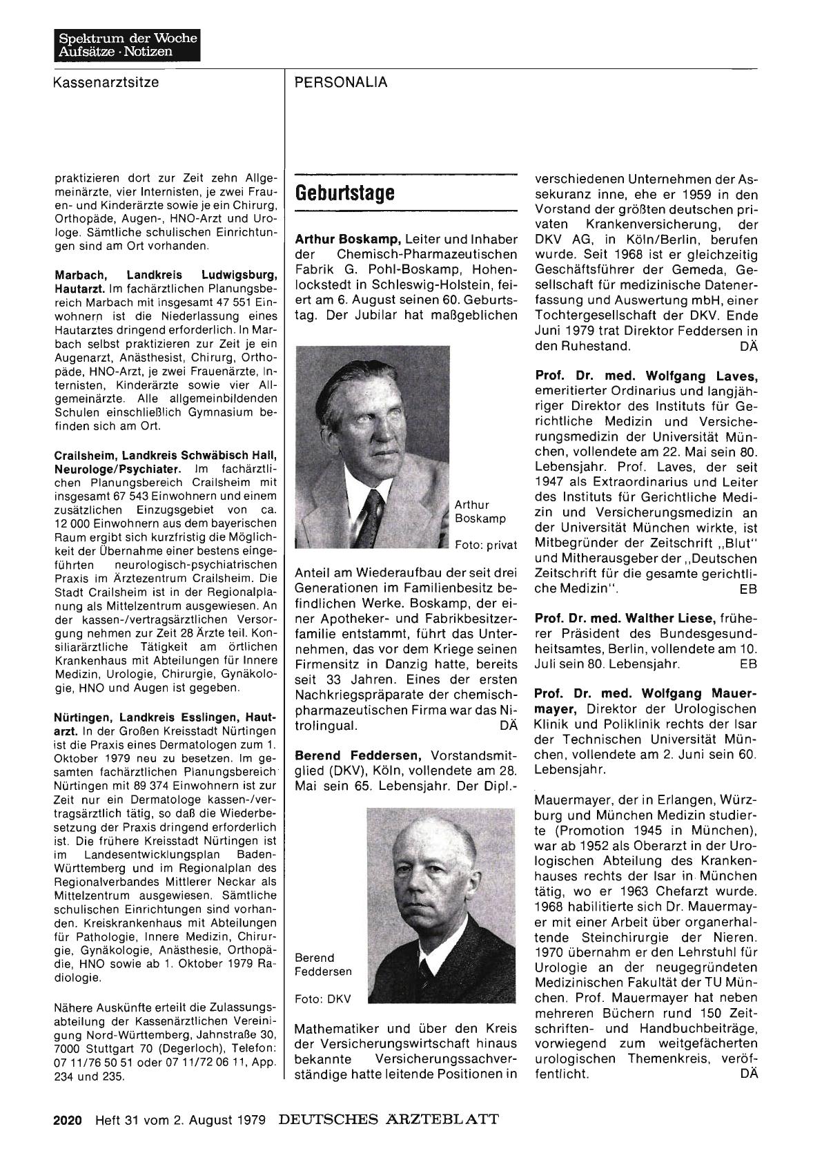 Vorschauseite 1: Geburtstage