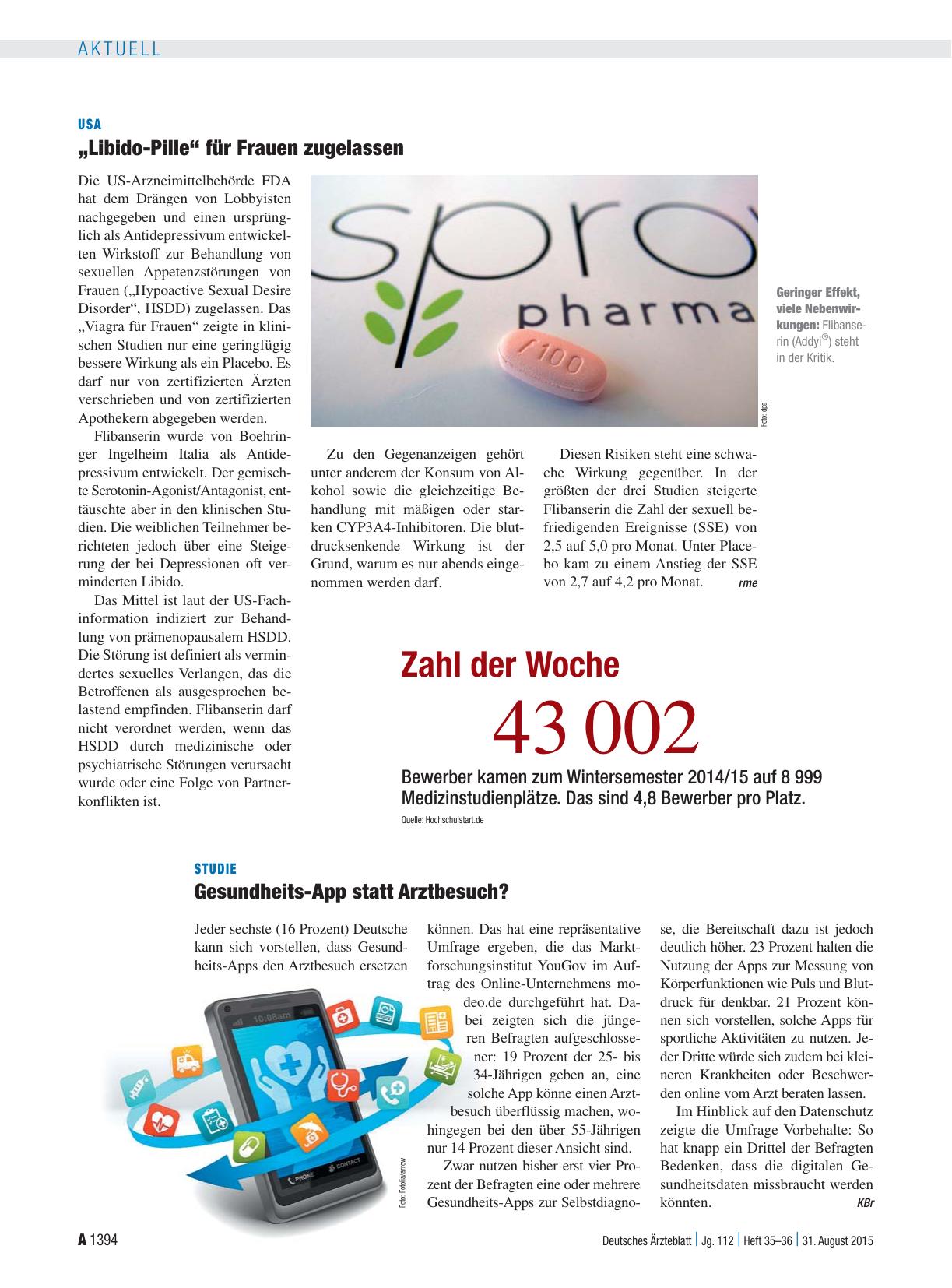 Vorschauseite 1: Studie: Gesundheits-App statt Arztbesuch?