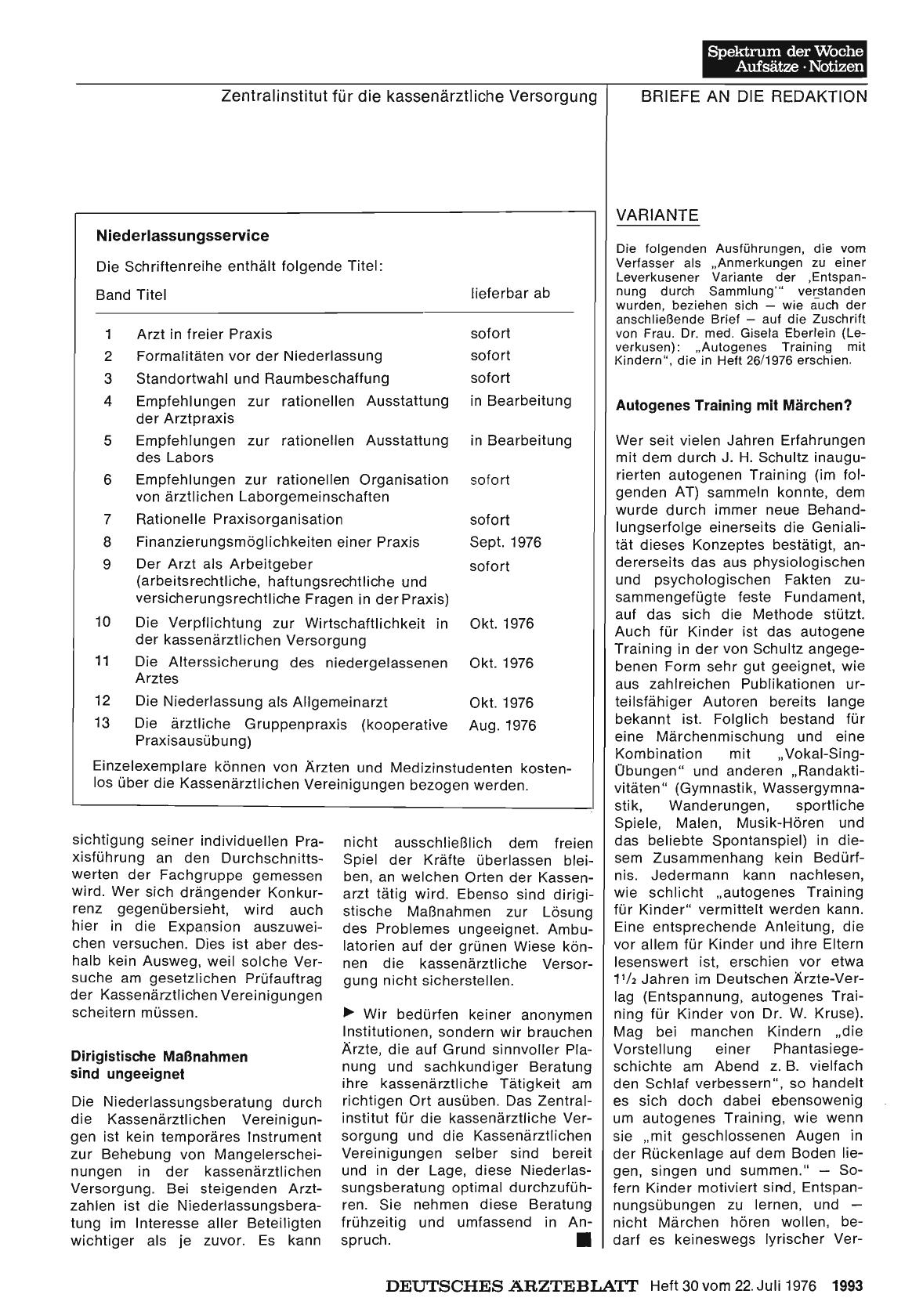 Vorschauseite 1: VARIANTE: Autogenes Training mit Märchen?