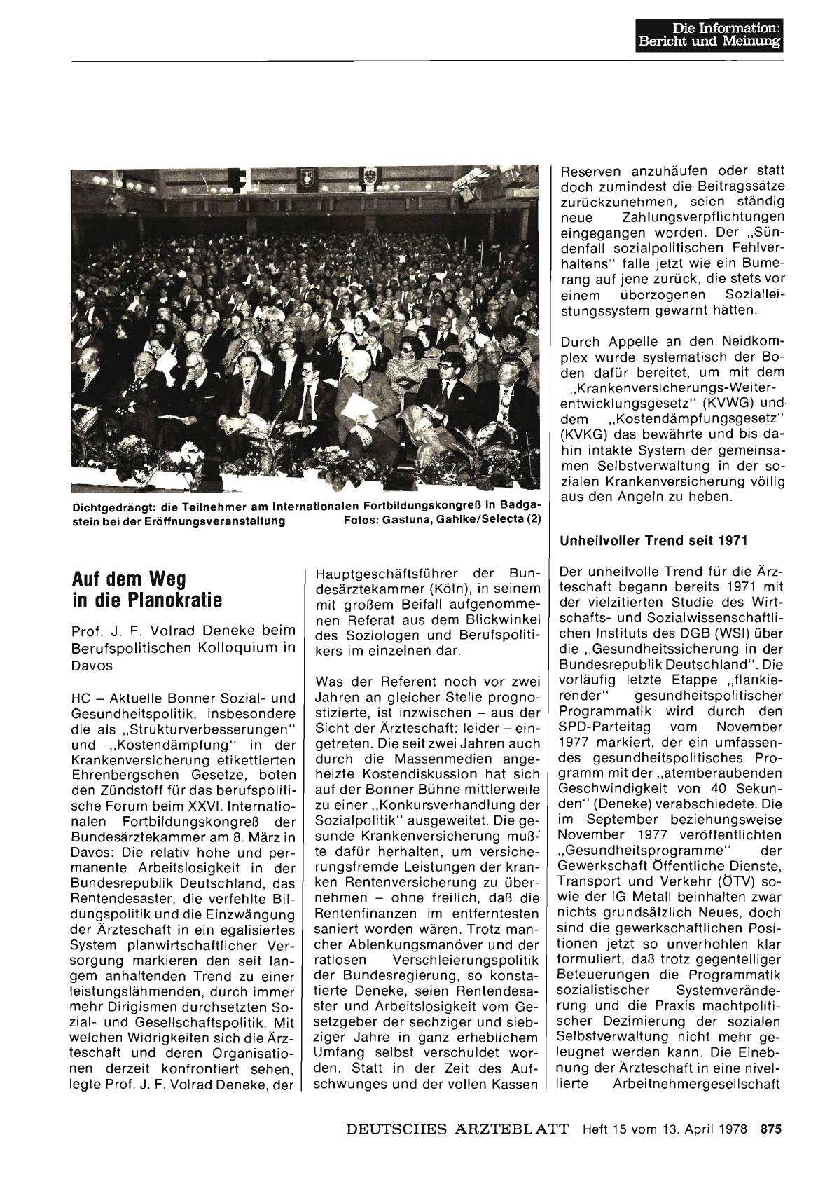 Vorschauseite 1: Auf dem Weg in die Planokratie