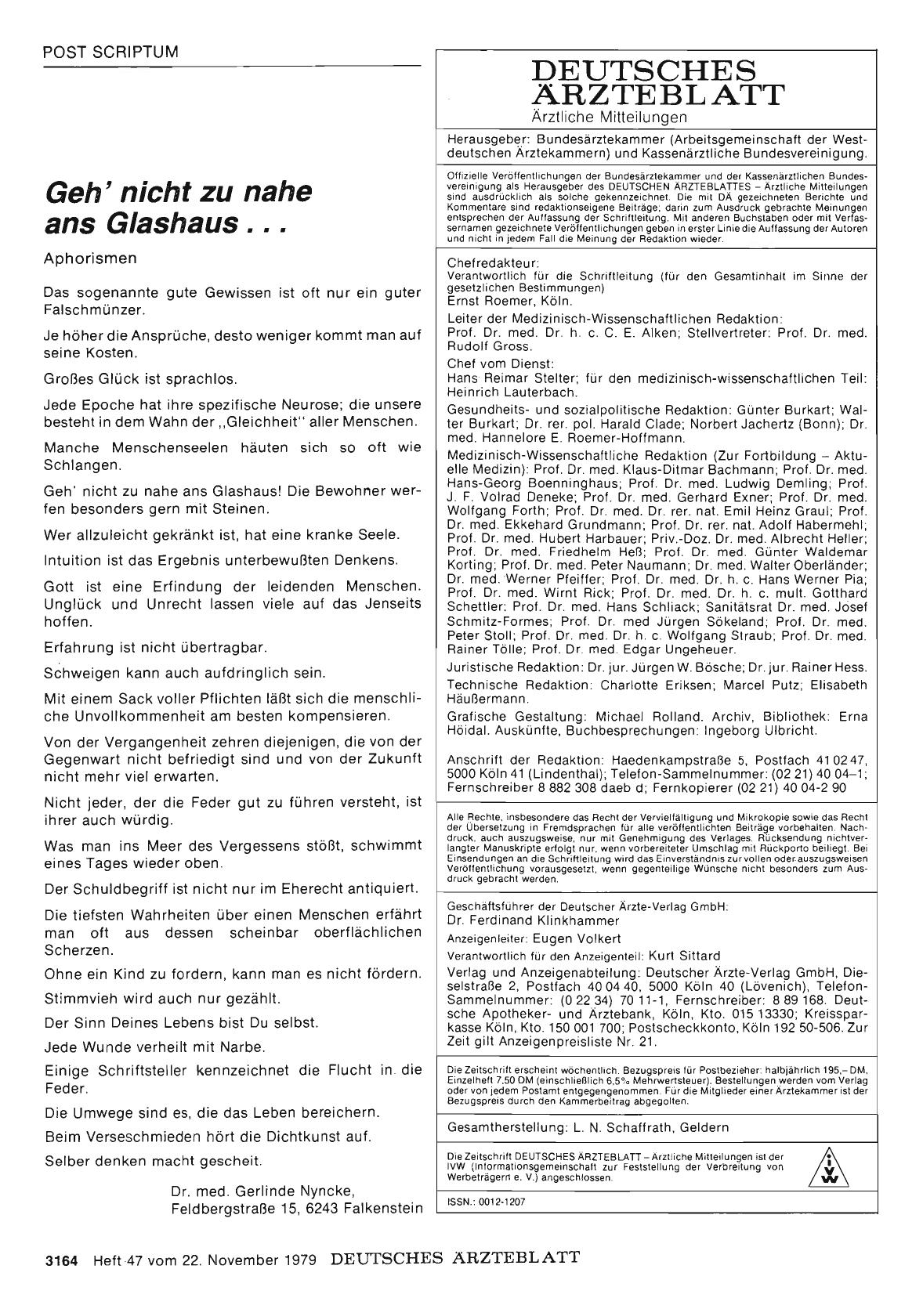 Vorschauseite 1: Geh' nicht zu nahe ans Glashaus. .. : Aphorismen