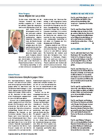 Vorschauseite 1: Namen und Nachrichten