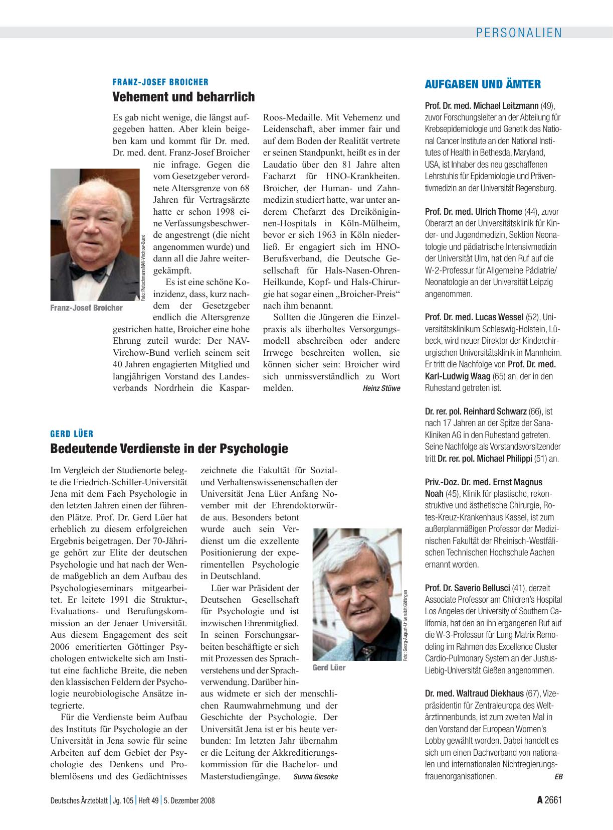 Vorschauseite 1: Aufgaben und Ämter