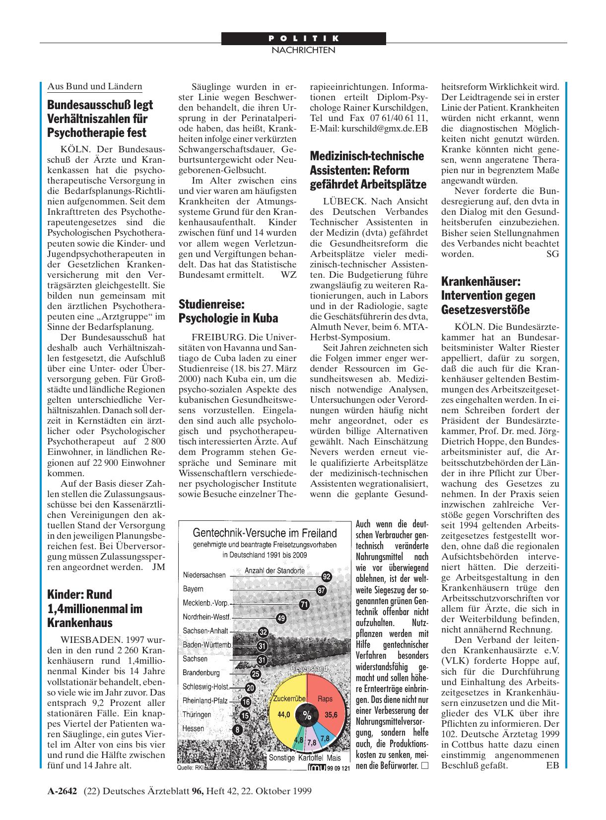 Vorschauseite 1: Kinder: Rund 1, 4millionenmal im Krankenhaus