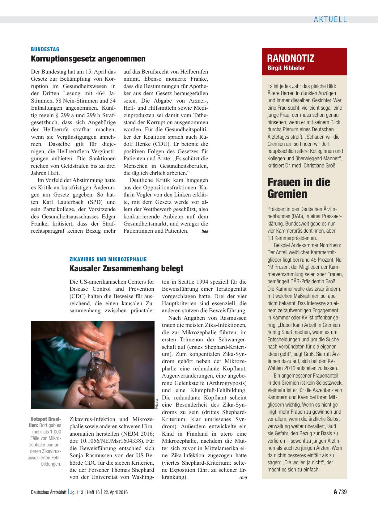 Vorschauseite 1: Randnotiz: Frauen in die Gremien