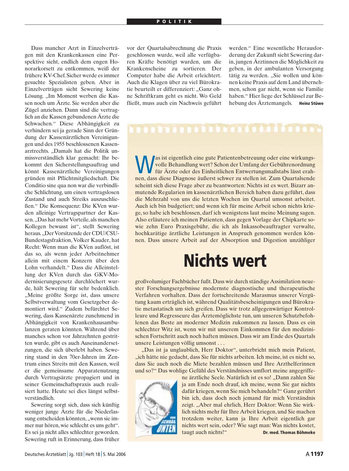 Vorschauseite 1: Nichts wert