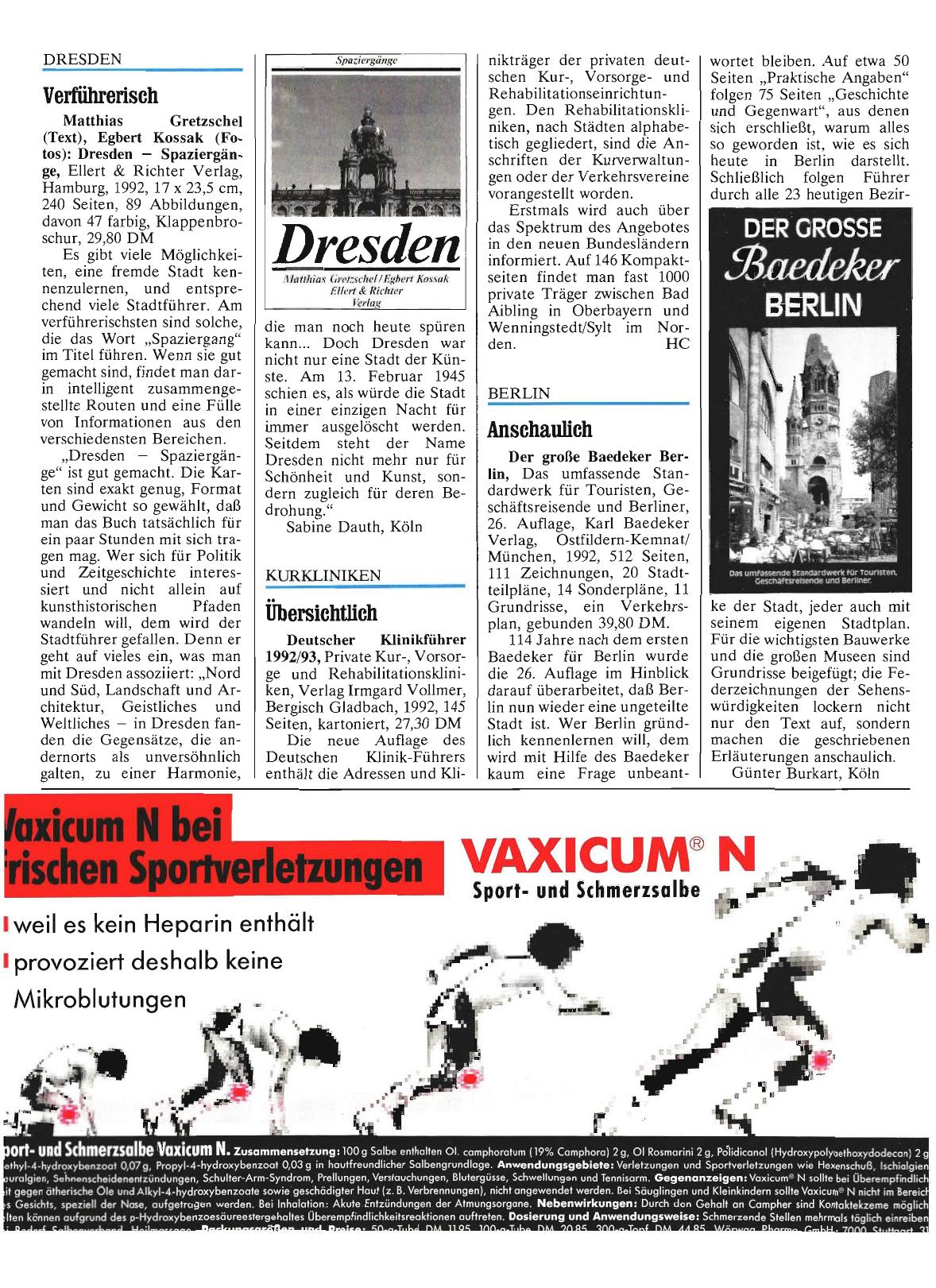 Vorschauseite 1: KURKLINIKEN: Übersichtlich