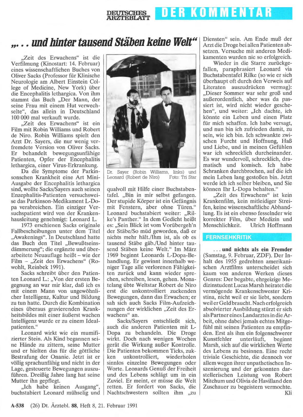 Vorschauseite 1: Fernsehkritik