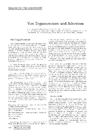 Vorschauseite 1: Von Trypanosomen und Arboviren