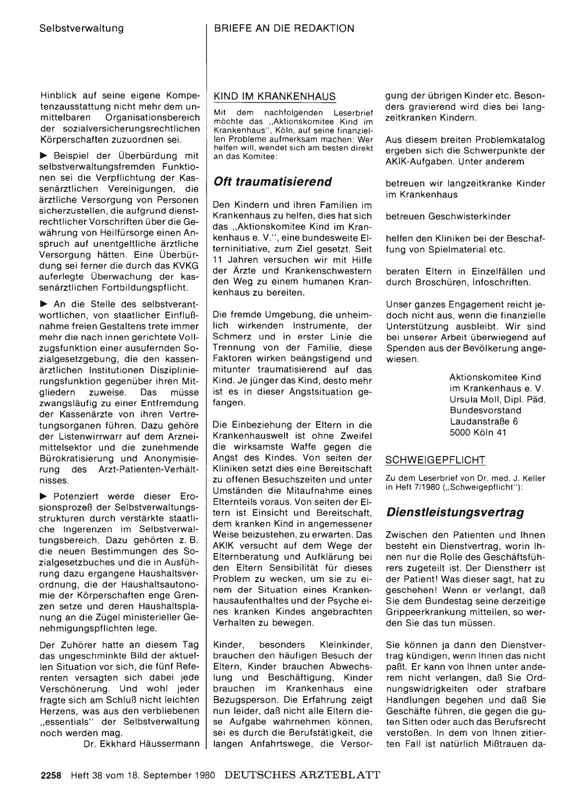 Vorschauseite 1: KIND IM KRANKENHAUS: Oft traumatisierend