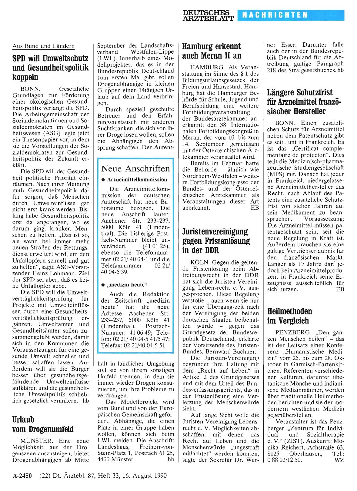 Vorschauseite 1: Längere Schutzfrist für Arzneimittel französischer Hersteller