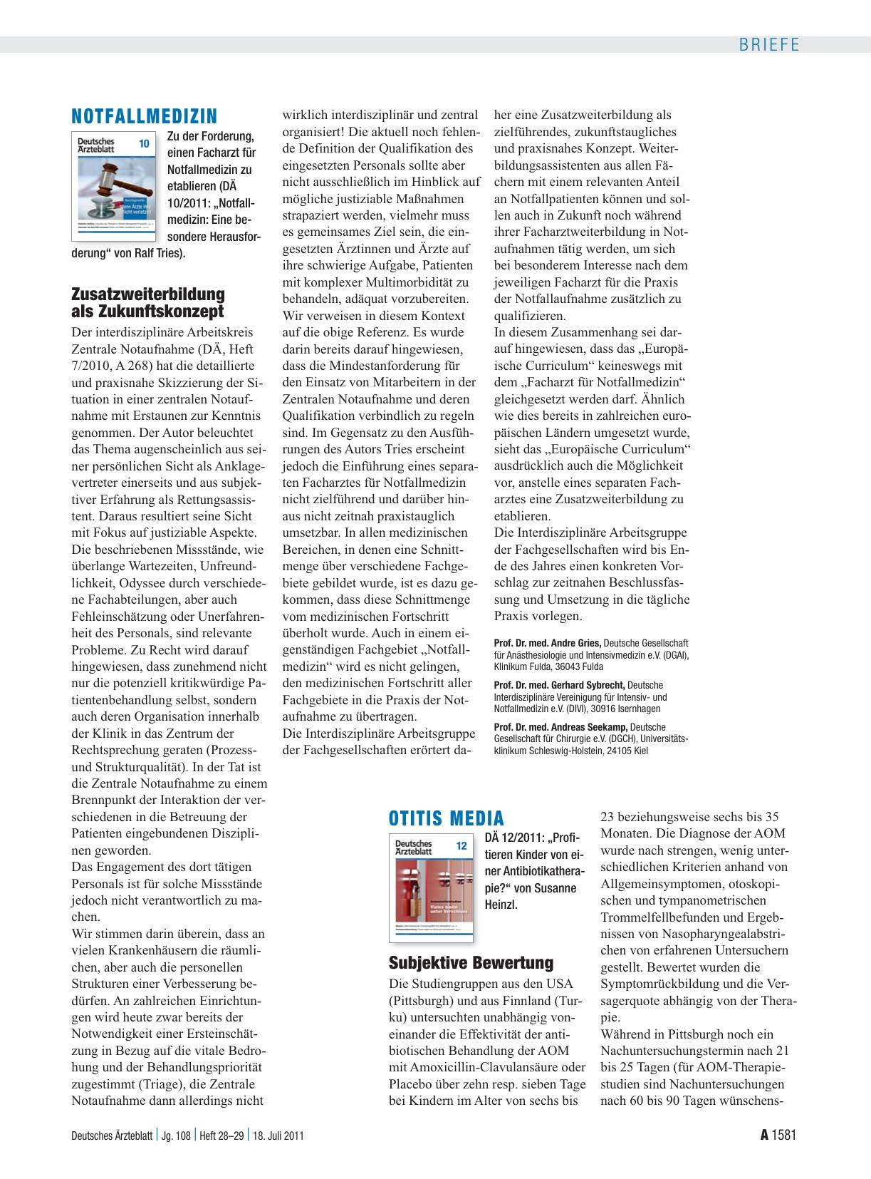 Vorschauseite 1: Otitis media: Subjektive Bewertung