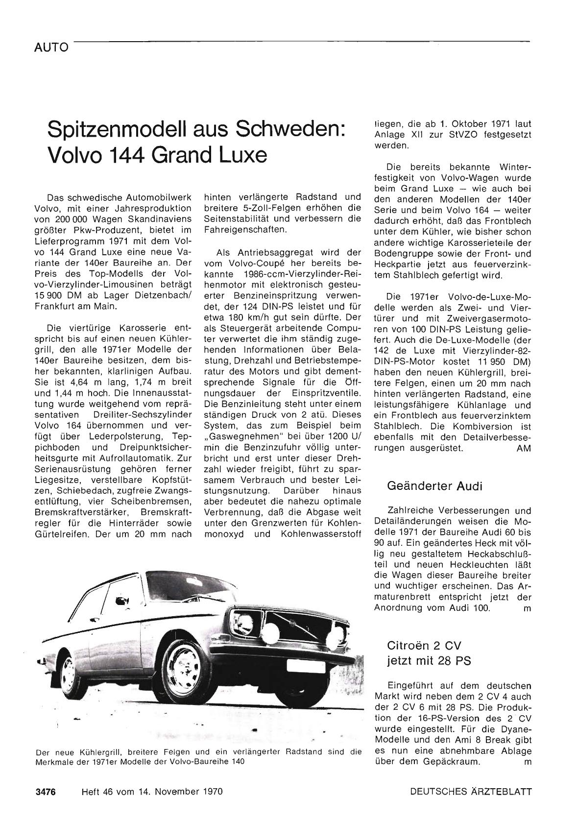 Vorschauseite 1: Geänderter Audi
