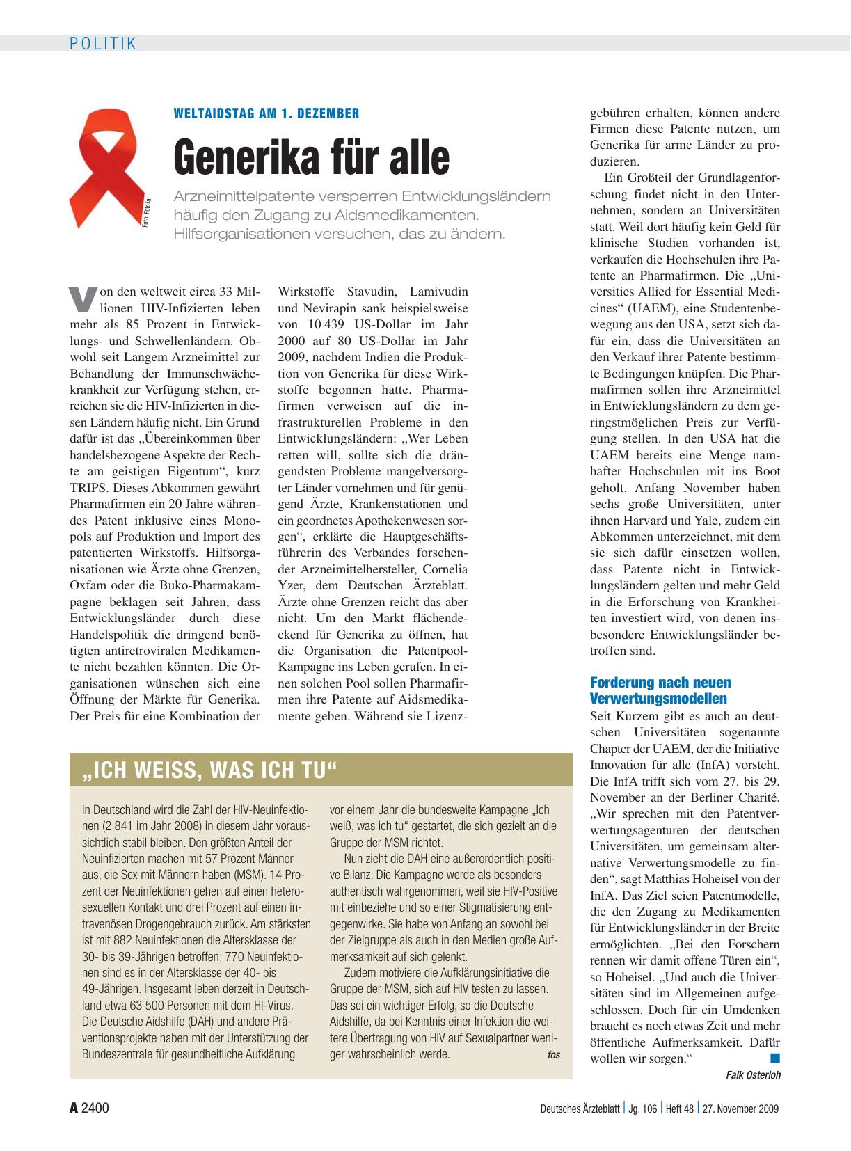 Vorschauseite 1: „Ich weiss, was ich tu“