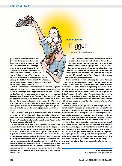 Vorschauseite 1: Von schräg unten: Trigger
