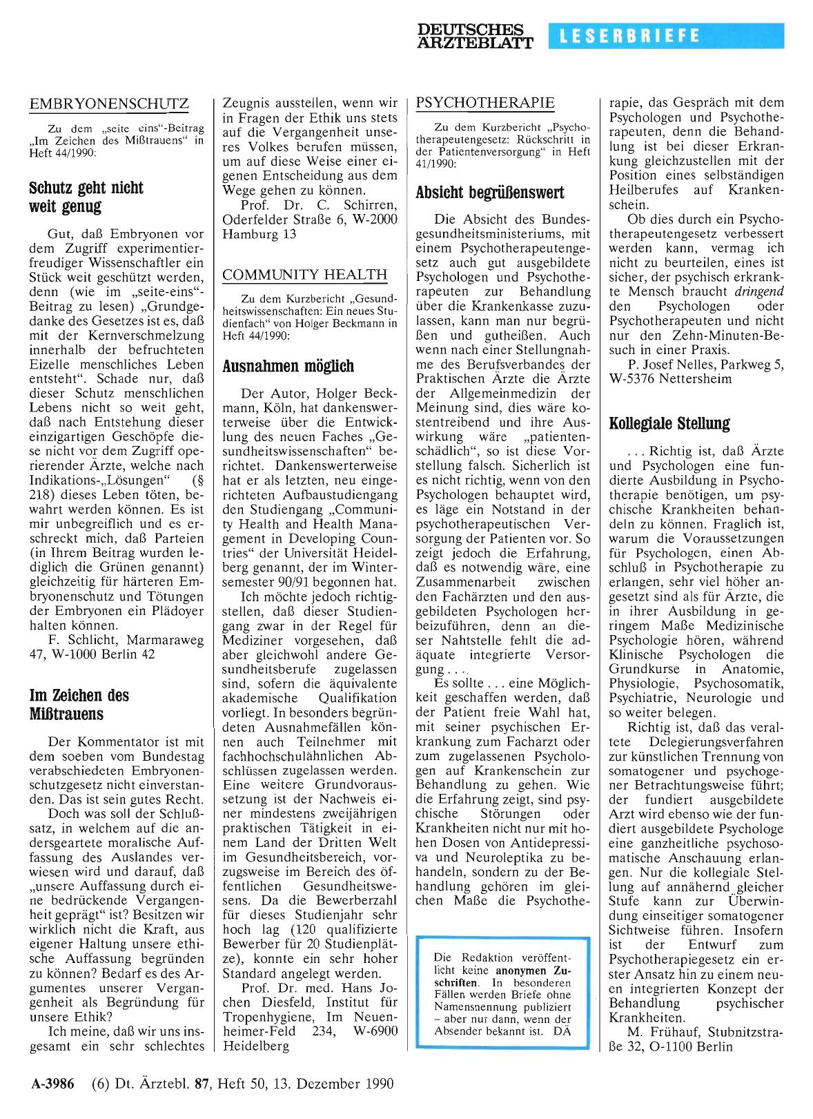 Vorschauseite 1: COMMUNITY HEALTH: Ausnahmen möglich