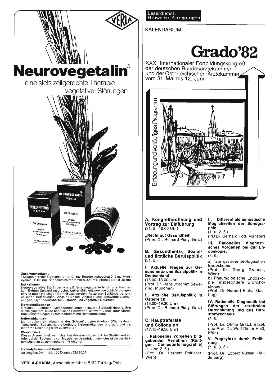 Vorschauseite 1: Grado'82