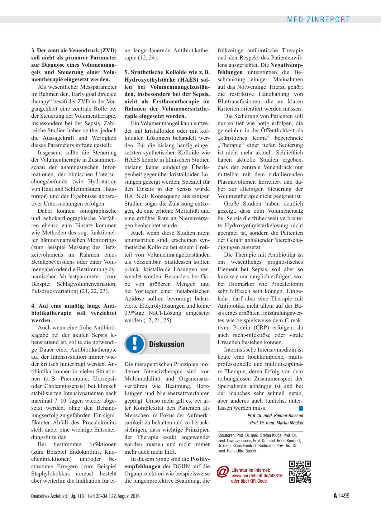 Vorschauseite 3: Klug entscheiden: . . . in der Internistischen Intensivmedizin