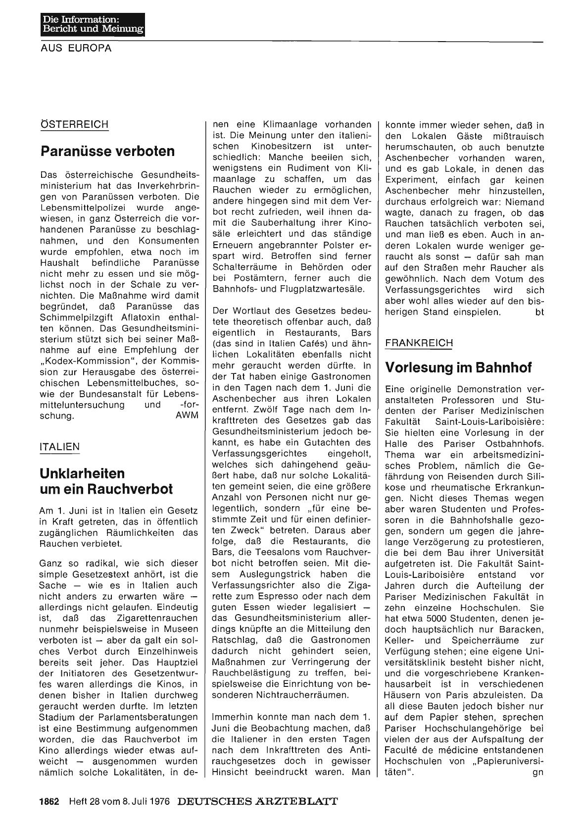 Vorschauseite 1: Frankreich: Vorlesung im Bahnhof