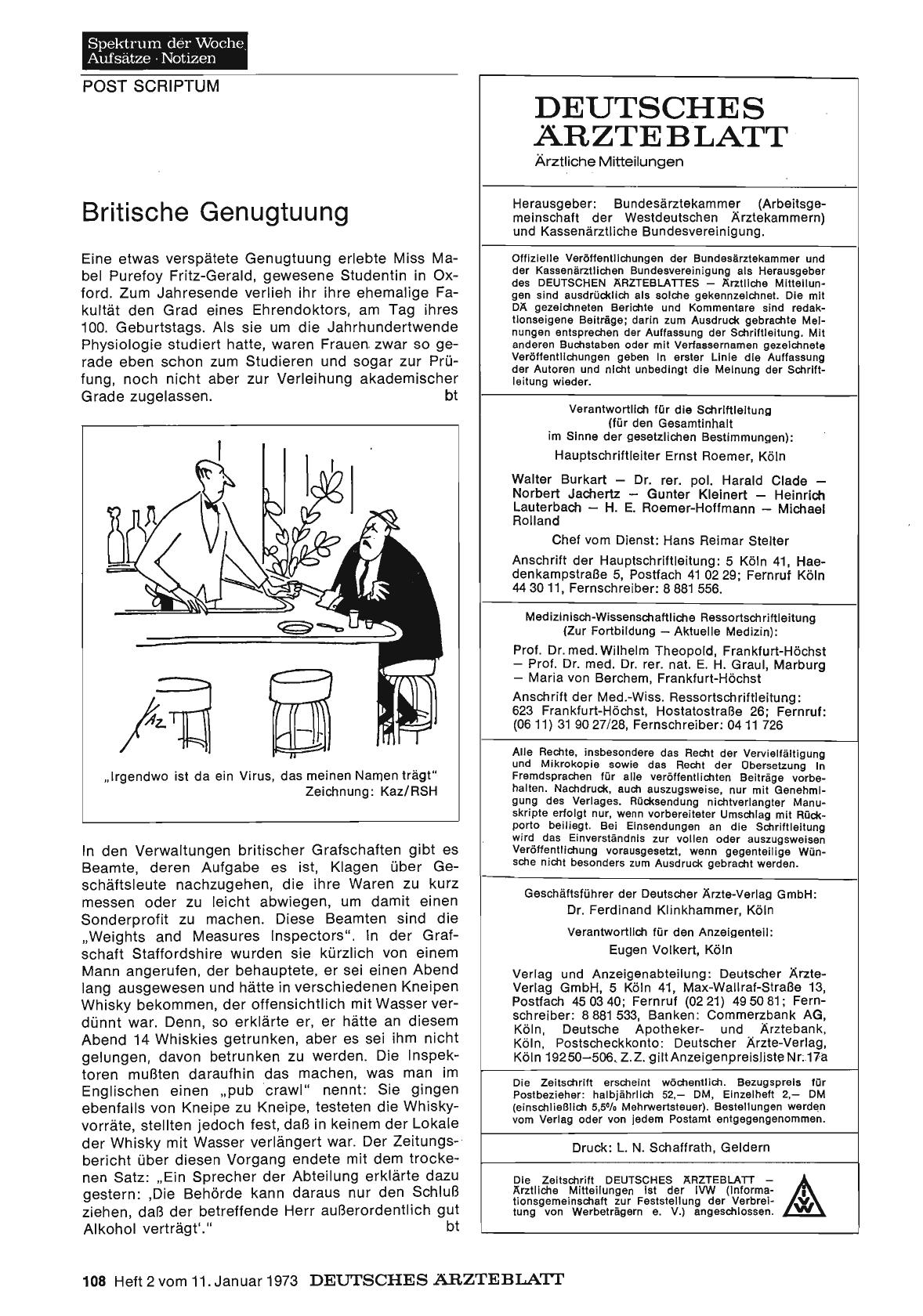 Vorschauseite 1: Britische Genugtuung