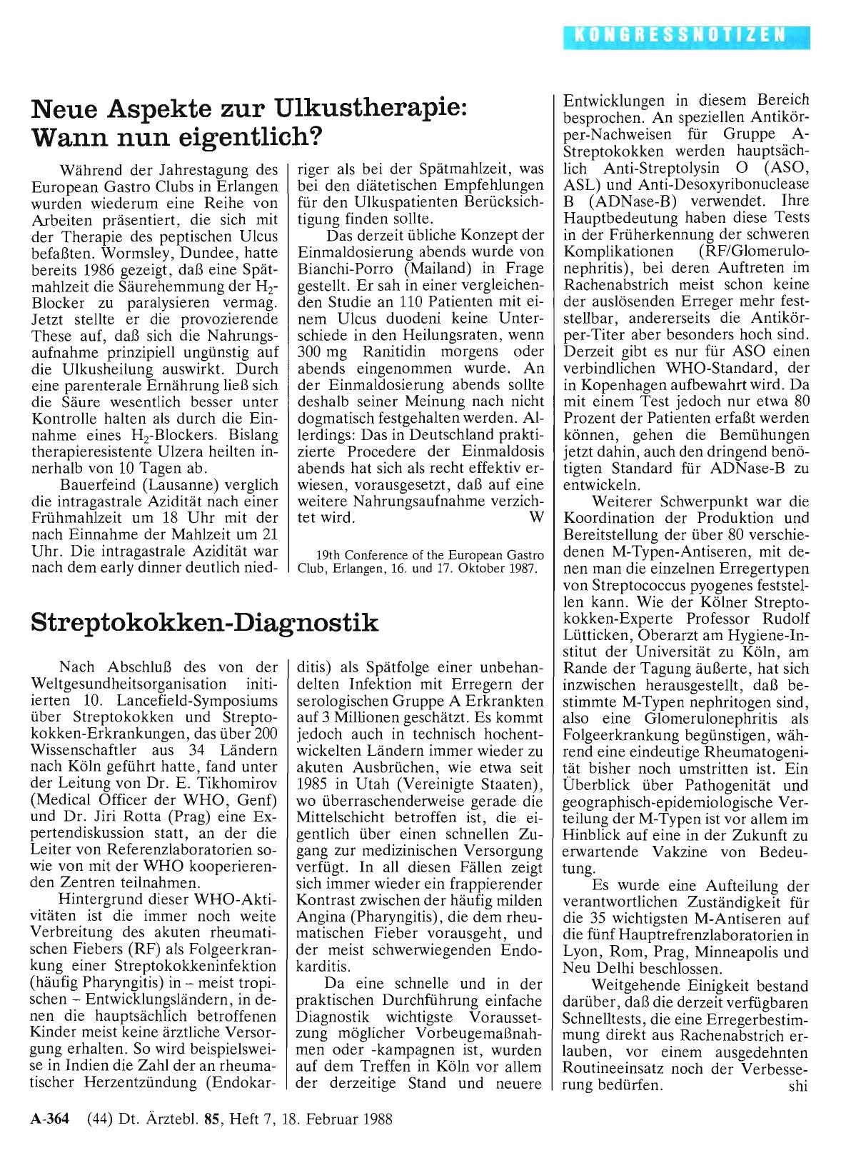 Vorschauseite 1: Streptokokken-Diagnostik