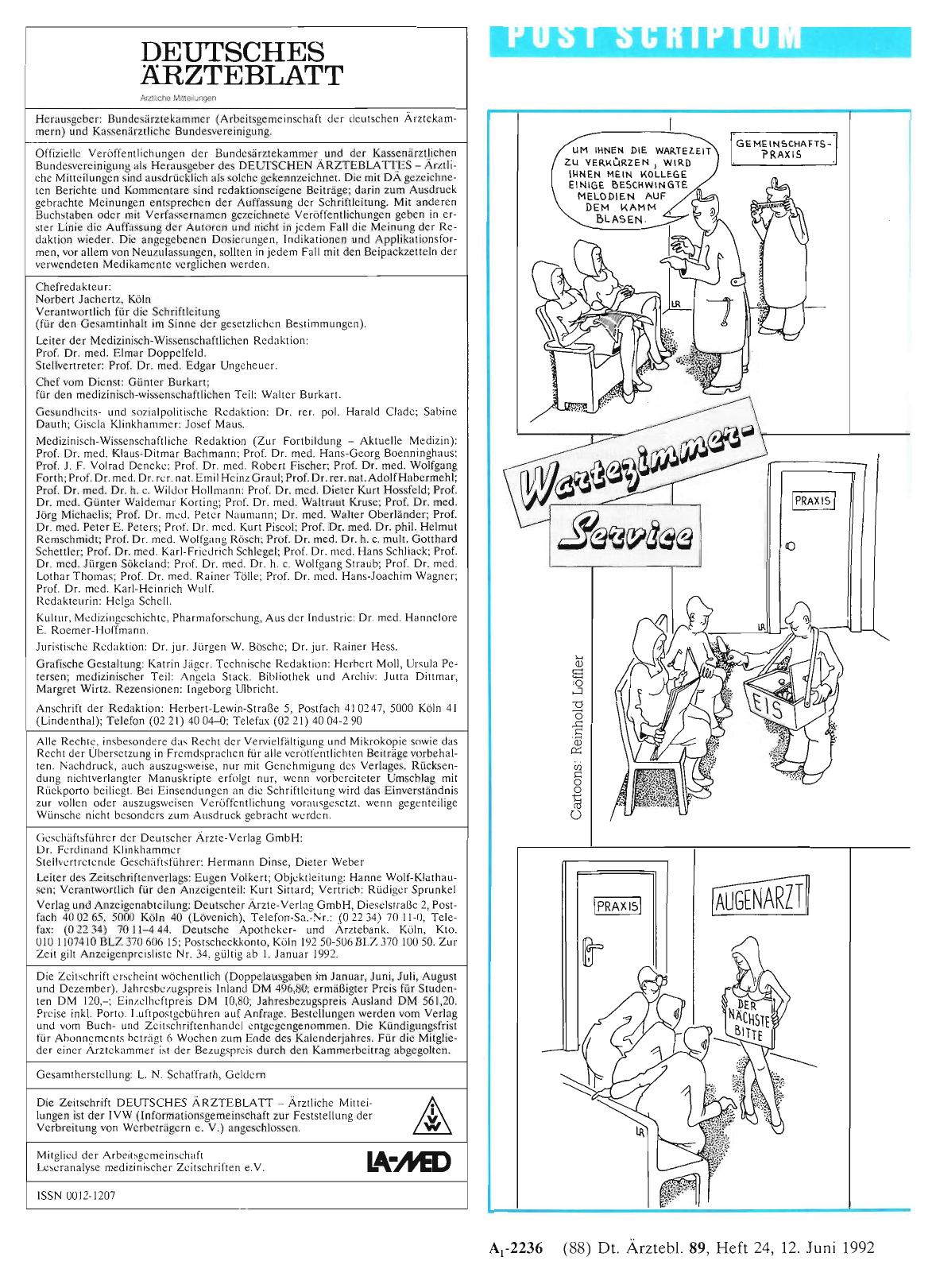 Vorschauseite 1: Wartezimmer-Service