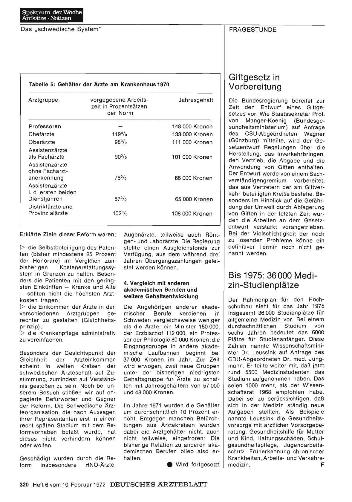 Vorschauseite 1: Giftgesetz in Vorbereitung