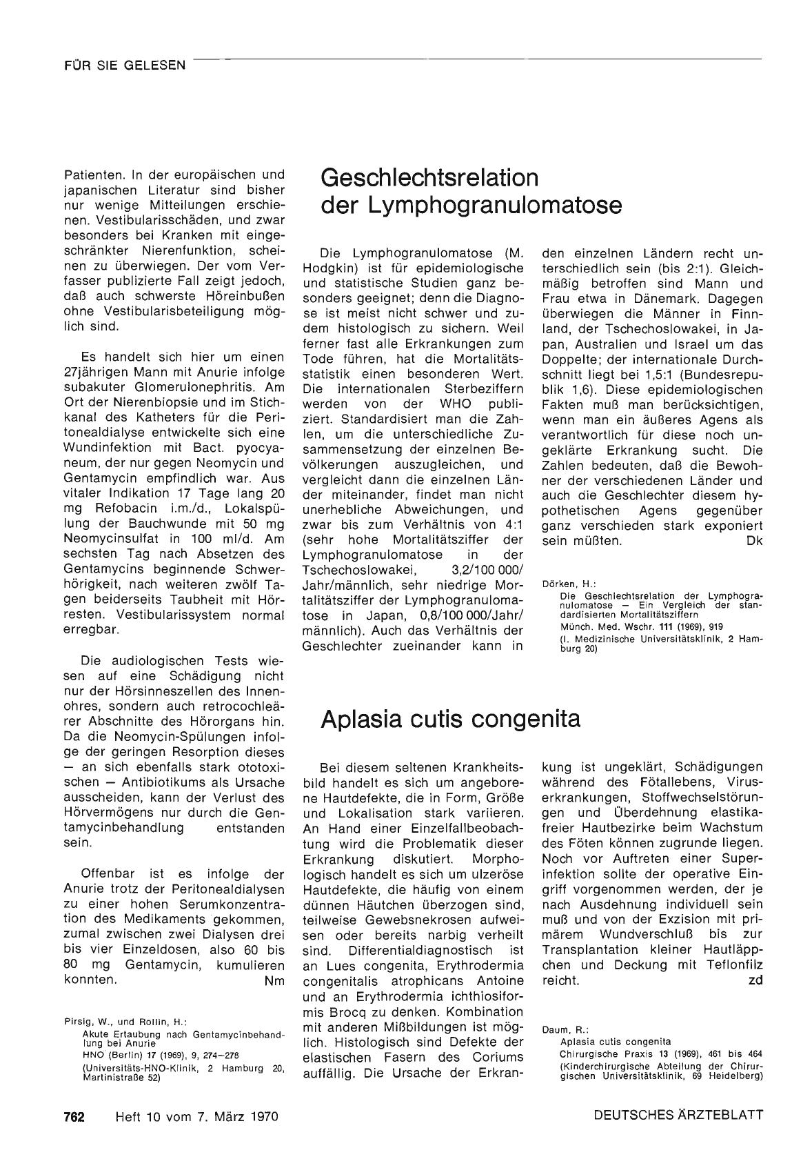 Vorschauseite 1: Aplasia cutis congenita