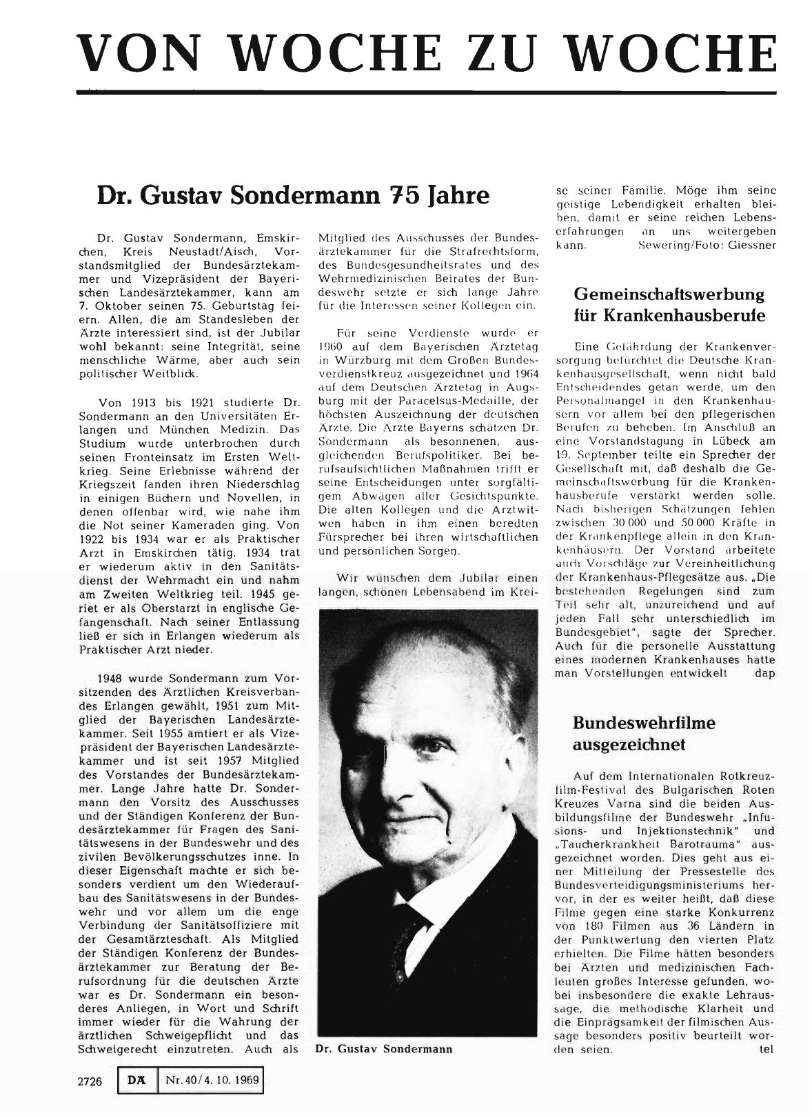 Vorschauseite 1: Gemeinschaftswerbung für Krankenhausberufe