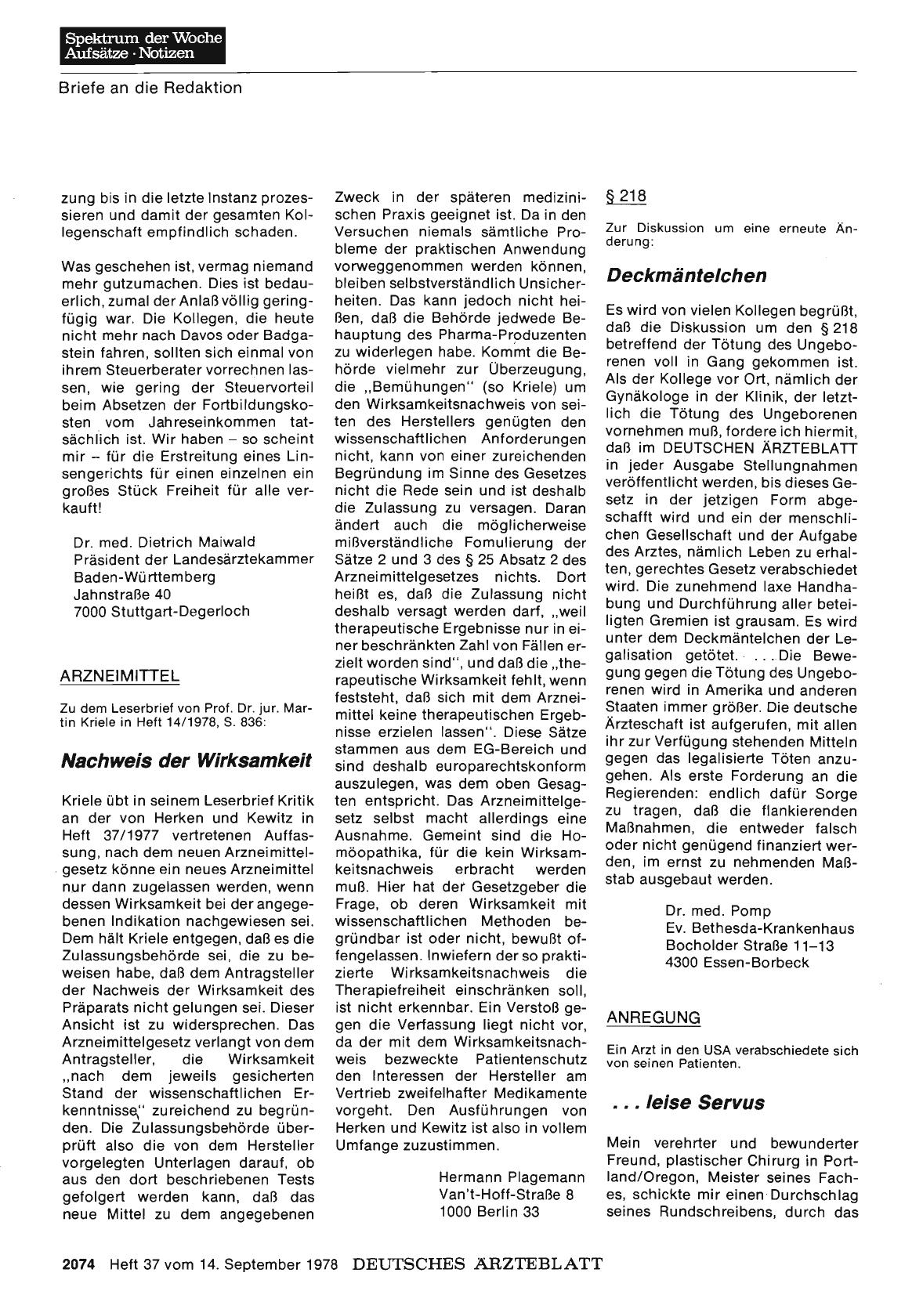 Vorschauseite 1: ANREGUNG: .. . leise Servus