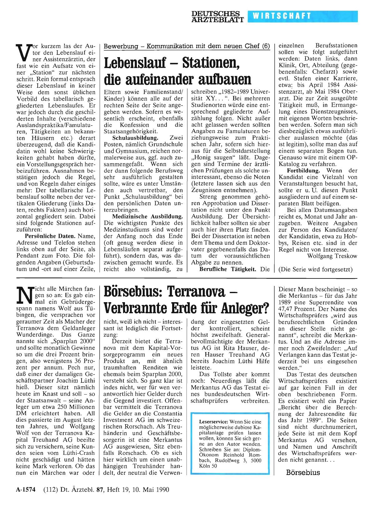 Vorschauseite 1: Börsebius: Terranova – Verbrannte Erde für Anleger?