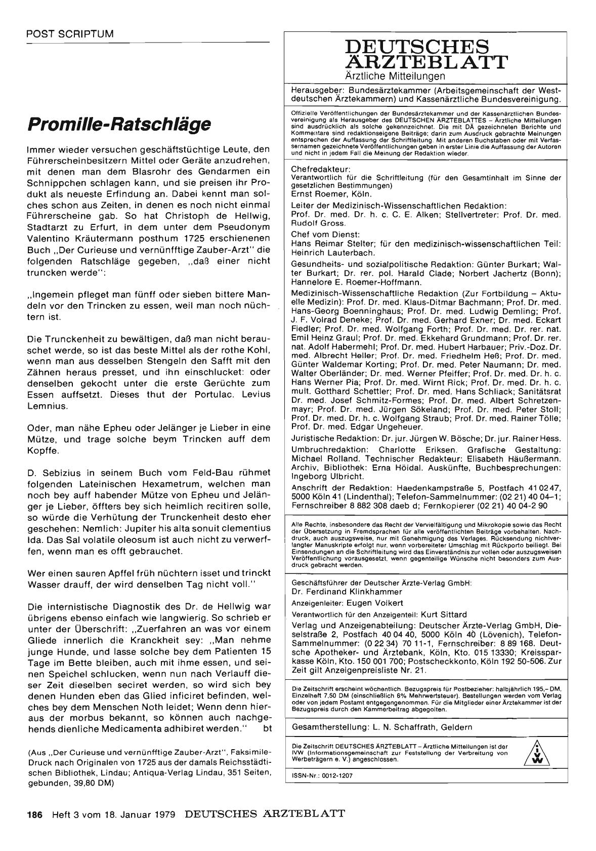 Vorschauseite 1: Promille-Ratschläge