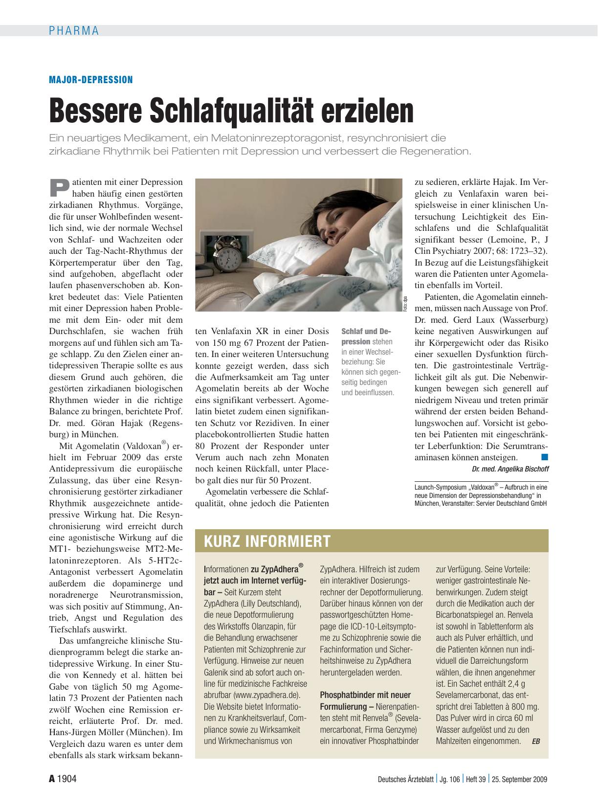 Vorschauseite 1: Kurz informiert