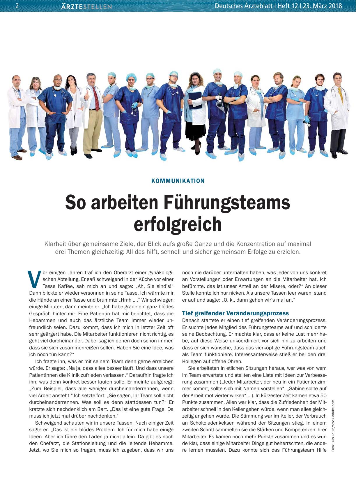 Vorschauseite 1: Kommunikation: So arbeiten Führungsteams erfolgreich