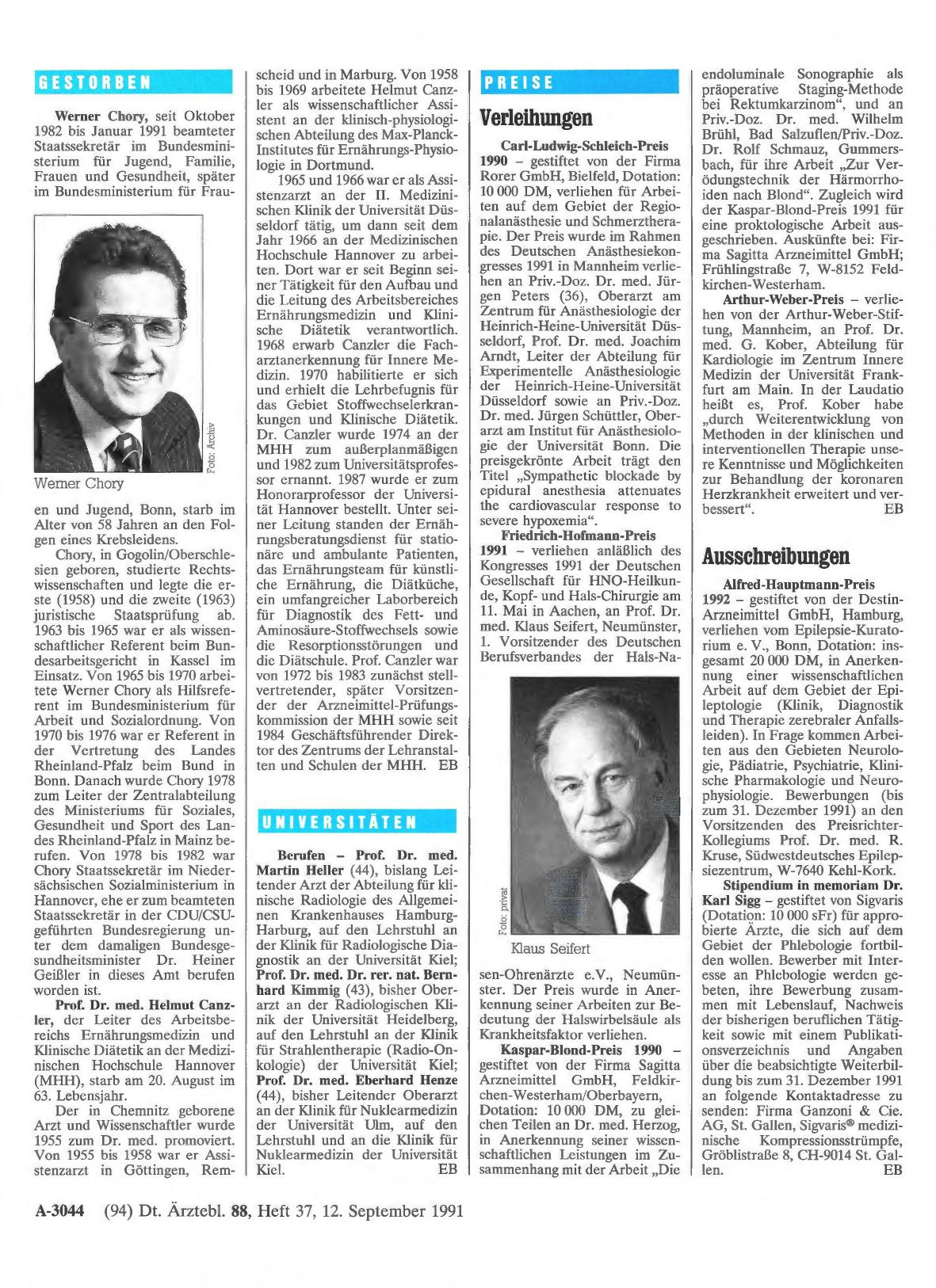 Vorschauseite 1: Universitäten