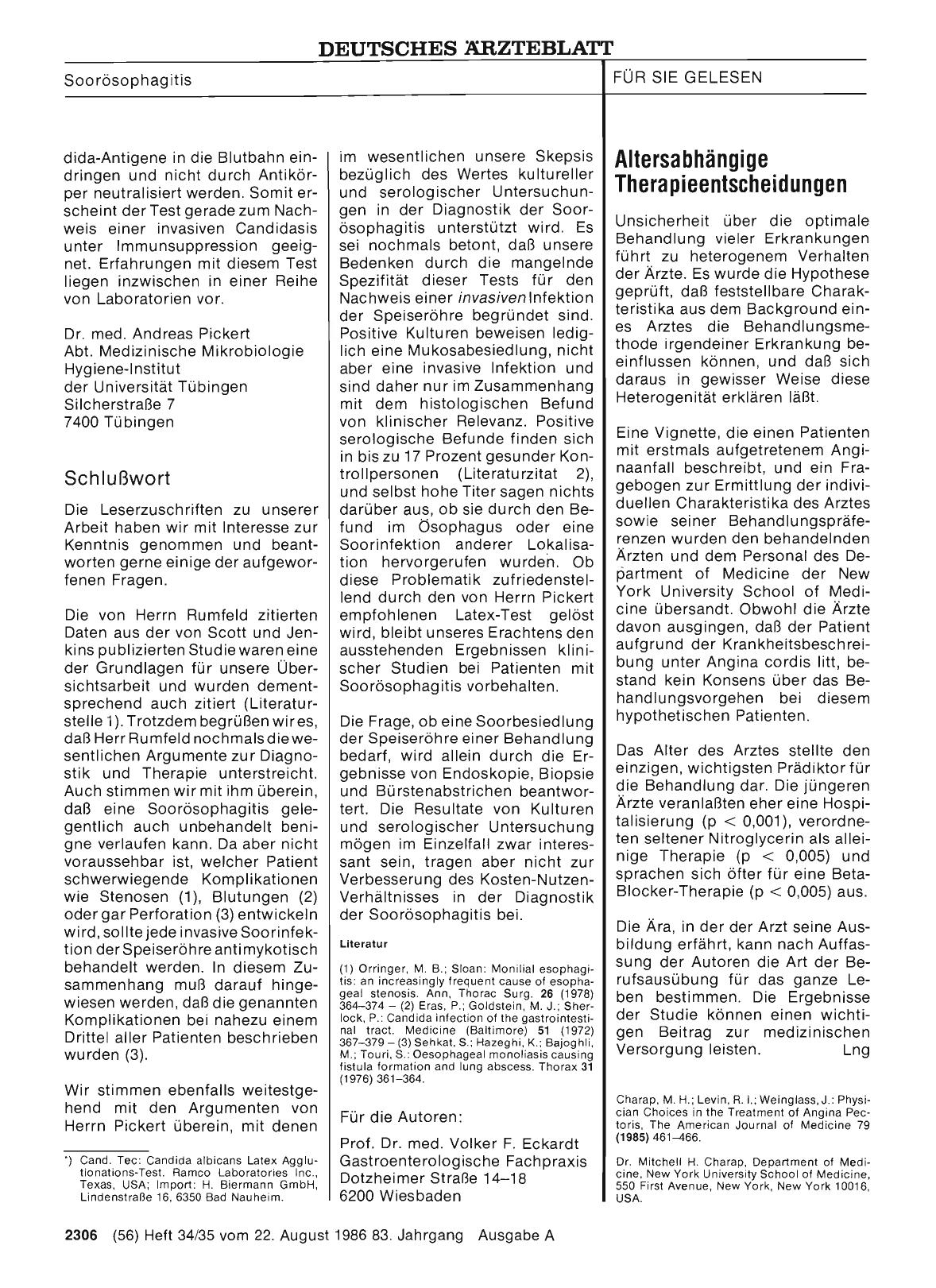 Vorschauseite 1: Altersabhängige Therapieentscheidungen