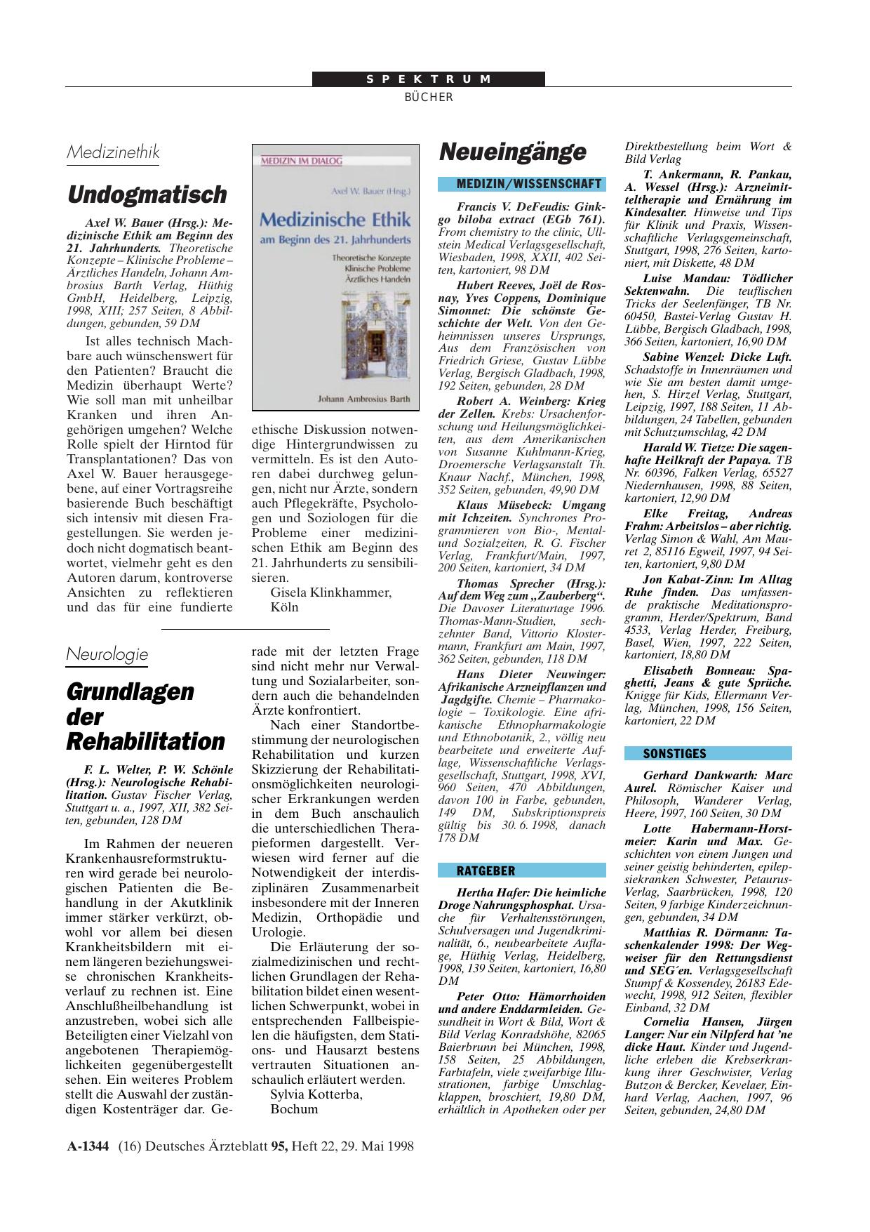 Vorschauseite 1: Neurologische Rehabilitation
