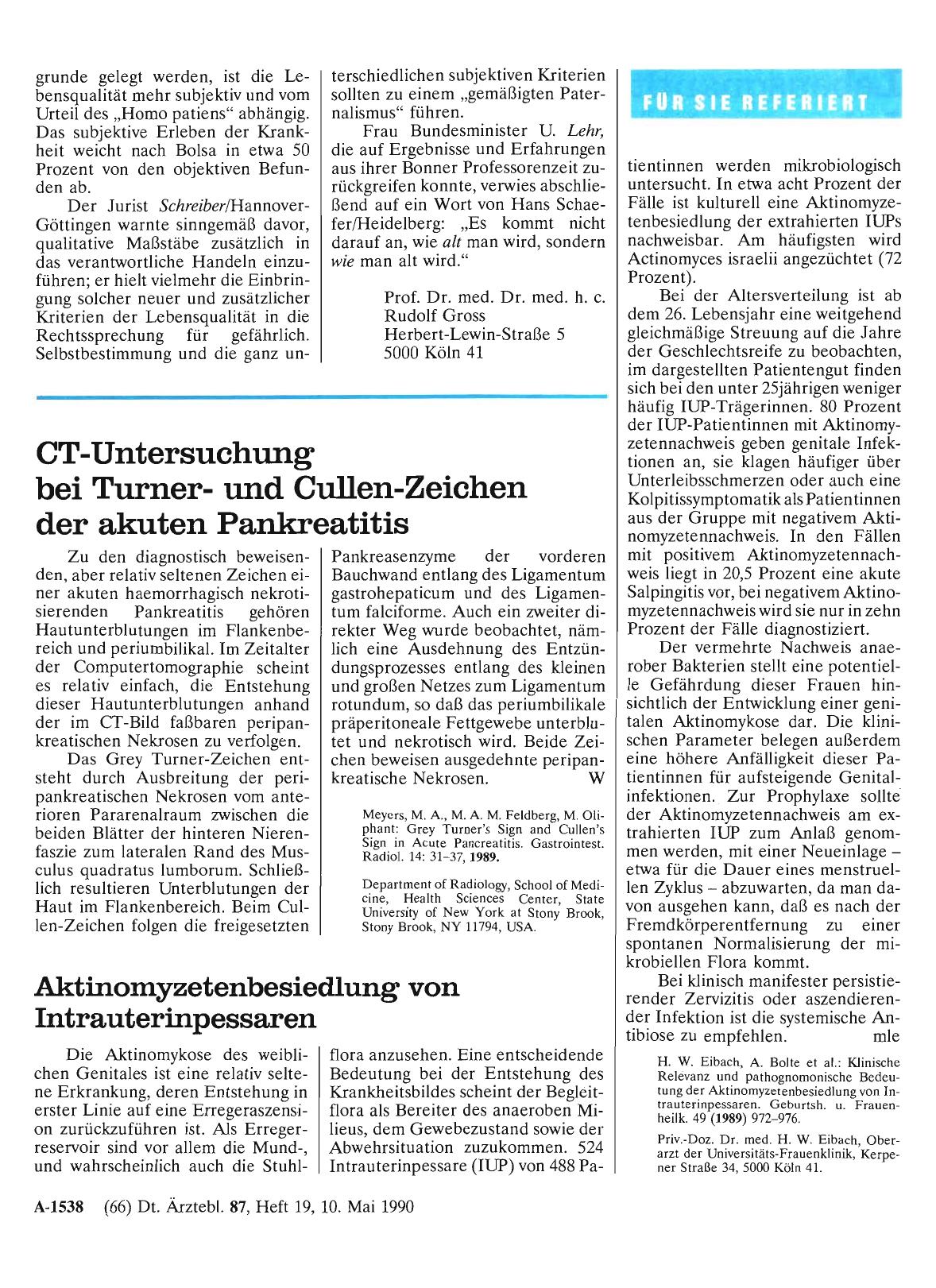 Vorschauseite 1: Aktinomyzetenbesiedlung von Intrauterinpessaren
