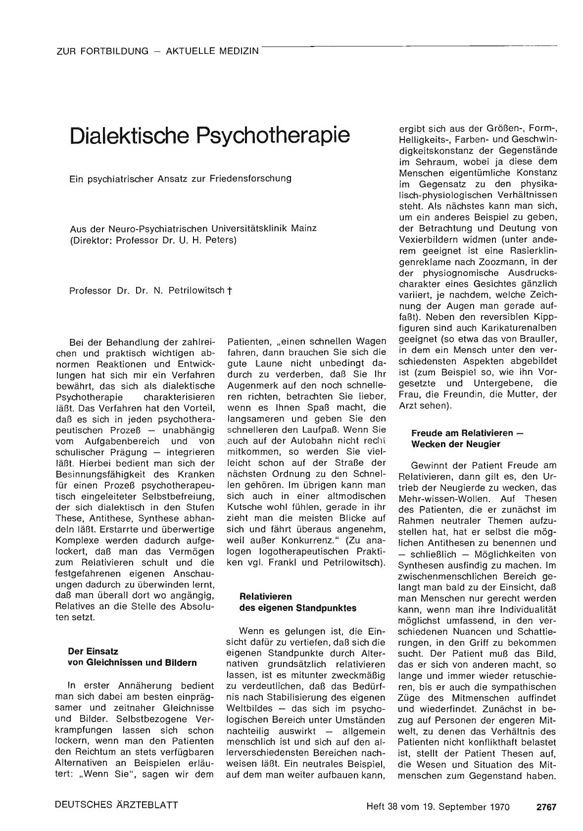 Vorschauseite 1: Dialektische Psychotherapie