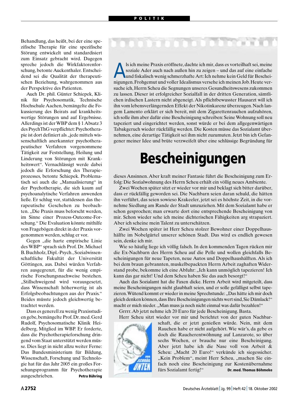 Vorschauseite 1: Bescheinigungen