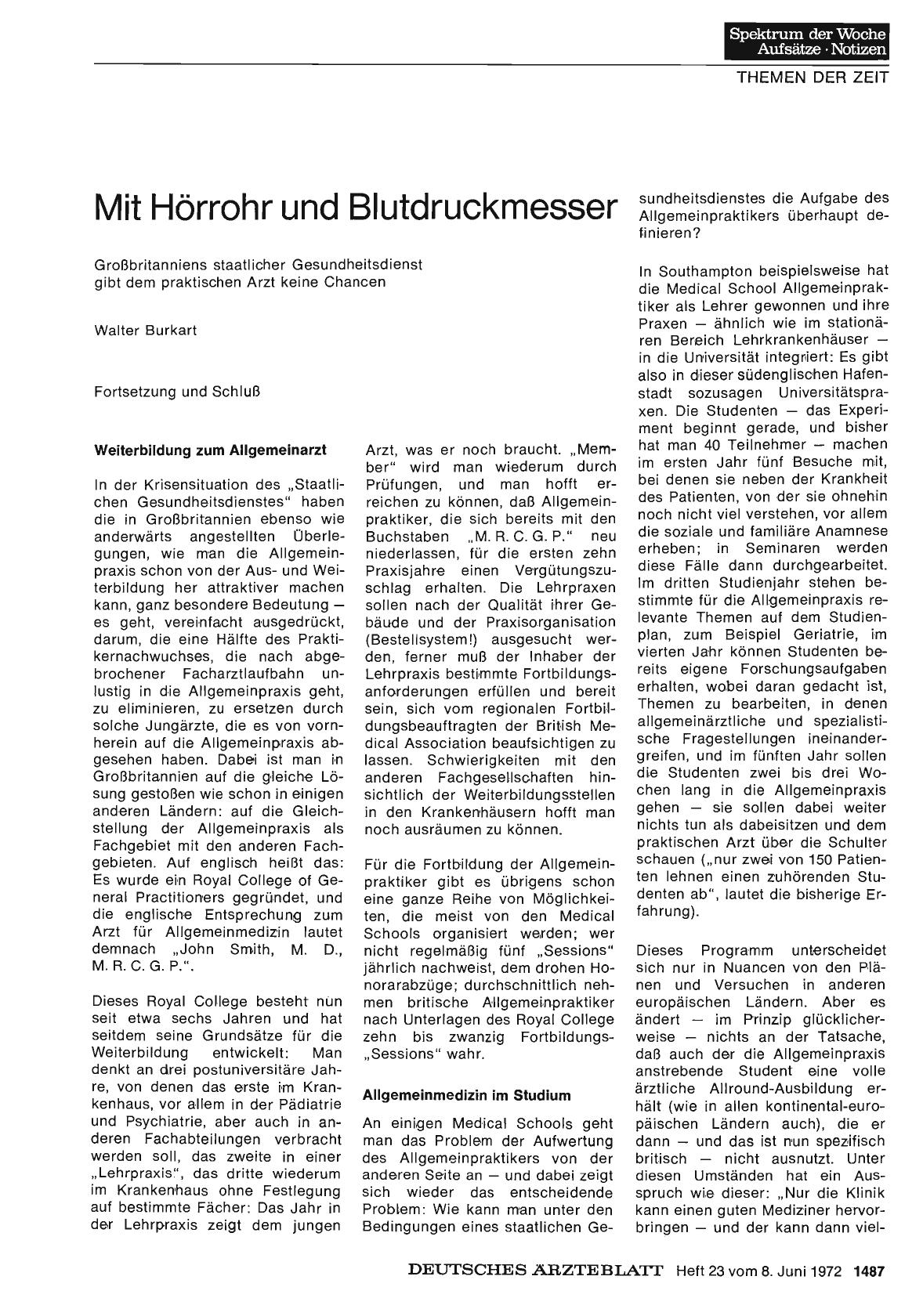 Vorschauseite 1: Mit Hörrohr und Blutdruckmesser