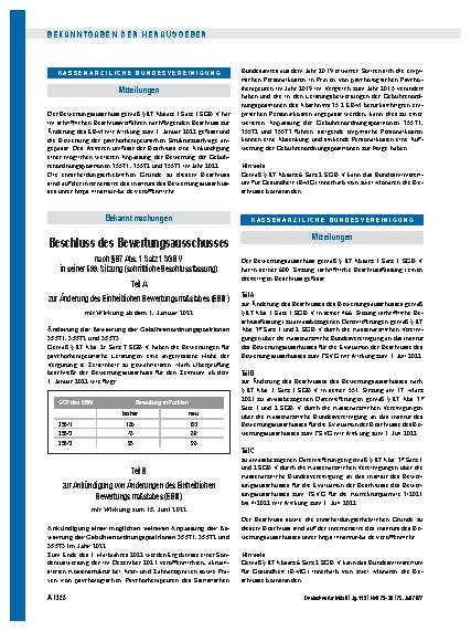 Vorschauseite 1: Mitteilungen